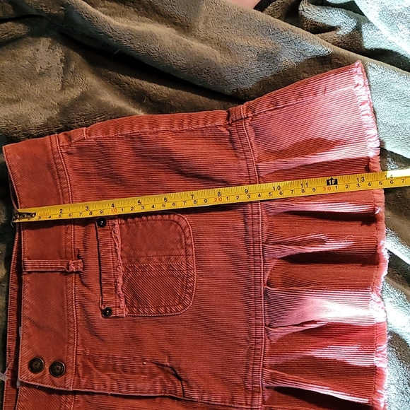 Rusty Brown Cordoroy Mini Skirt M - Picture 8 of 8